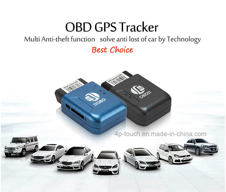防盗迷你GPS OBD2 GPS跟踪器，具有速度警报T206