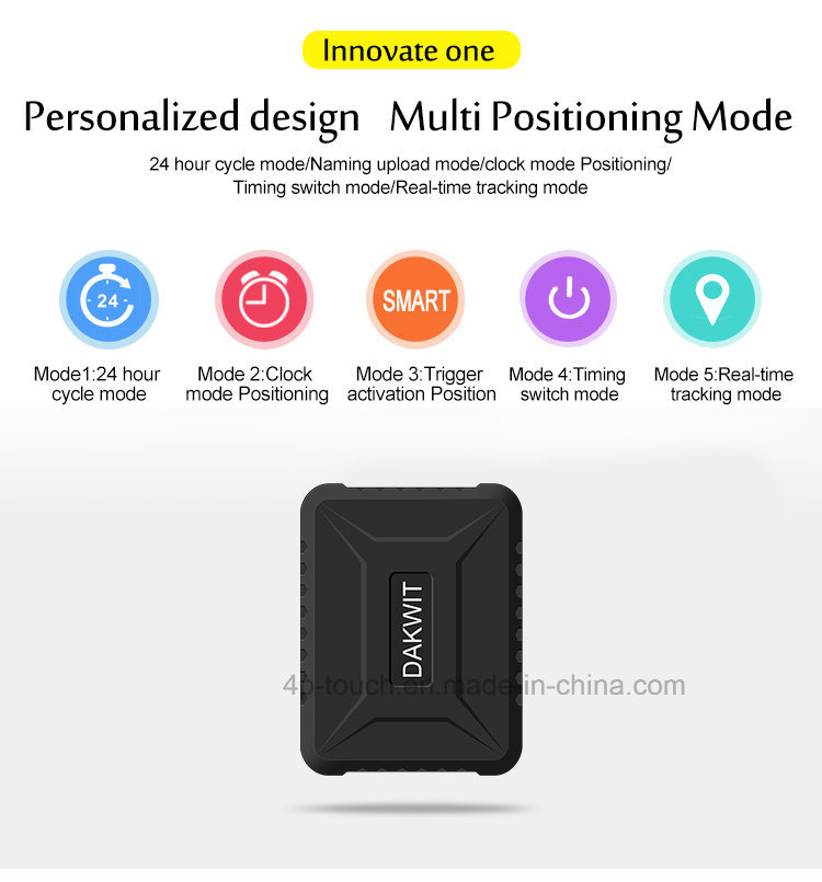 6600mAh 车载 GPS 追踪器，带实时追踪 (T800B)