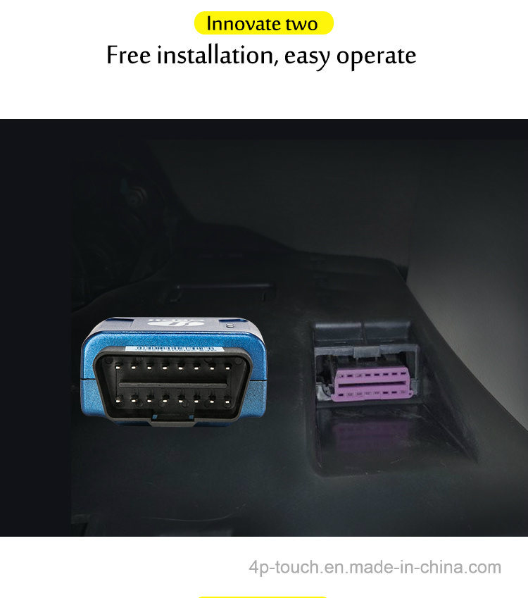 防盗迷你GPS OBD2 GPS跟踪器，具有速度警报T206